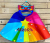 Girl power super hero cape personalised