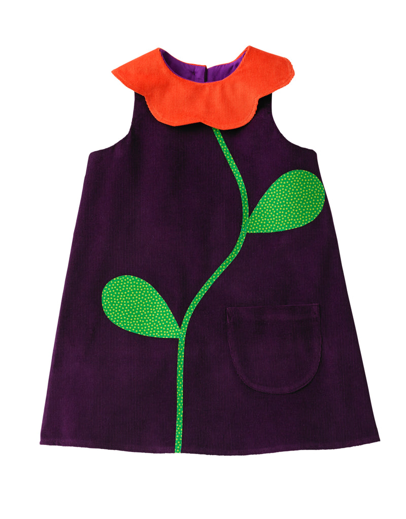Wild Things Free pattern / flower collar dress
