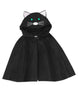 Cat cape in black velvet