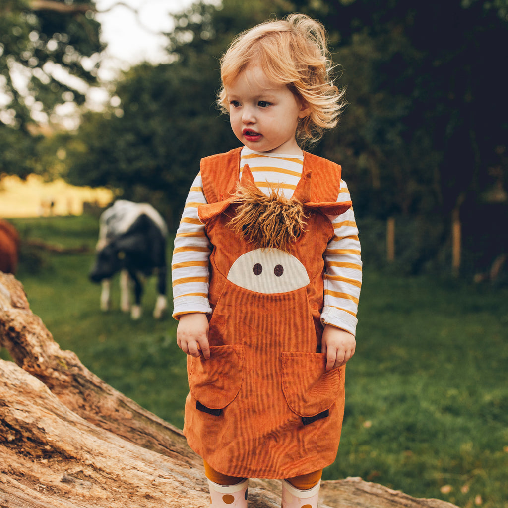 Highland Coo Cow Character Dress