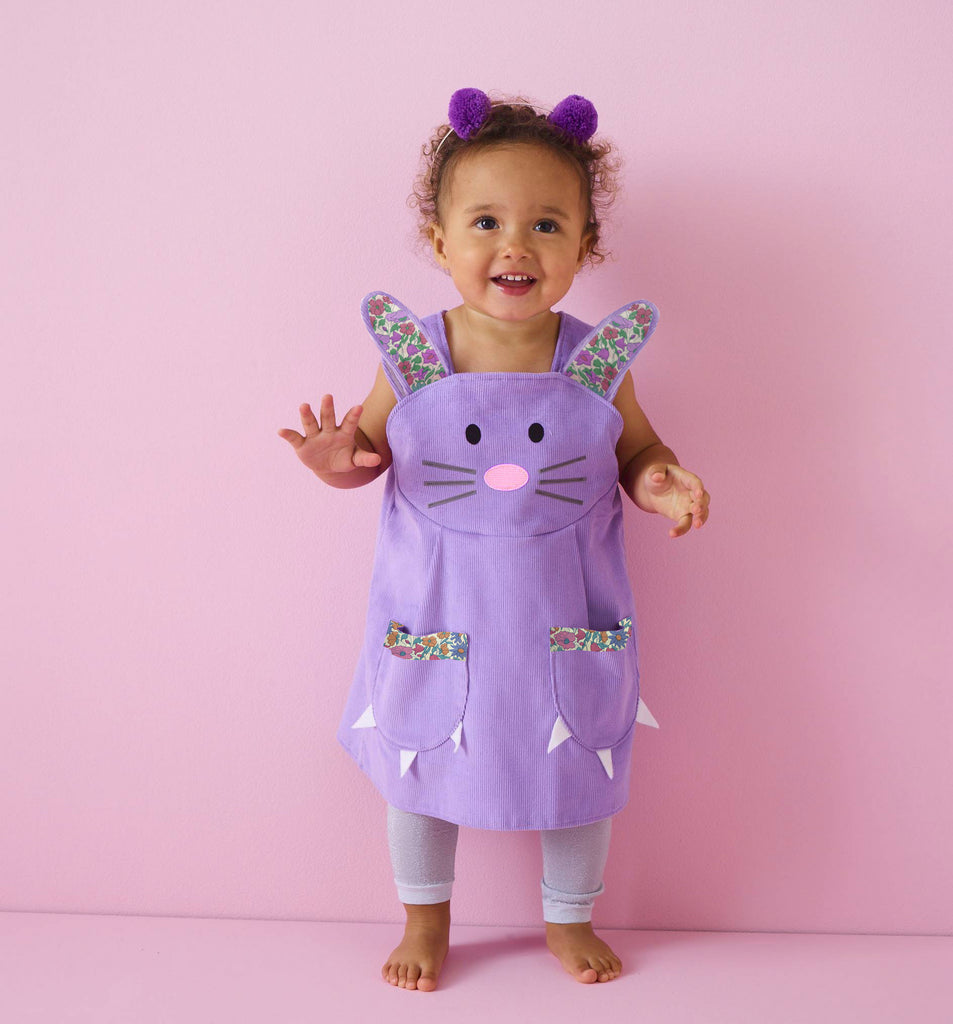 Bunny Dress Liberty Print in Lavender