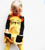 Sleepy lion pinafore dress up