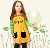 Sleepy lion pinafore dress up