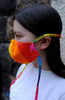 Fun rainbow face covering mask