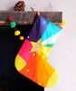 Personalised Christmas stocking , super hero, rainbow stripe sock ,reindeer , family stocking set